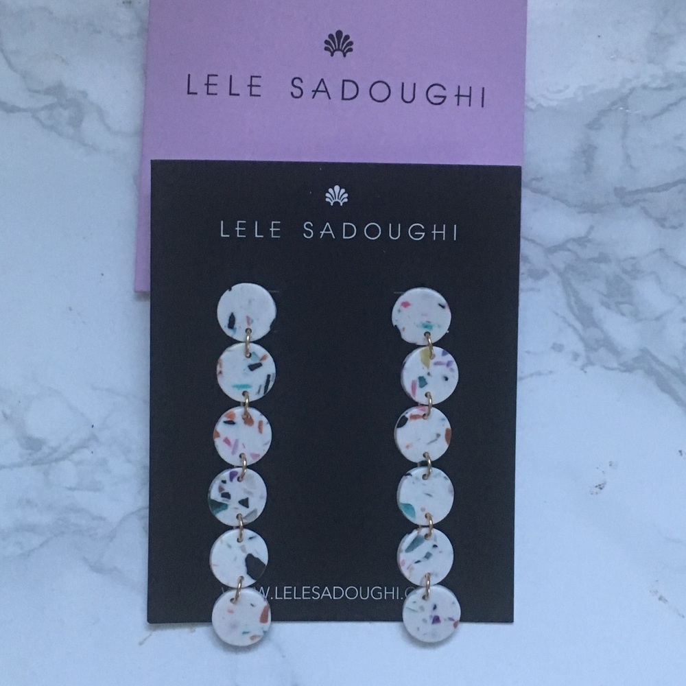 🆕 Lele Sadoughi circle garland earrings